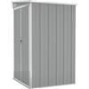 vidaXL Capanno Giardino a Parete Grigio 118x100x178 cm Acciaio Zincato