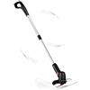 YFSAN Tagliaerba a batteria, utensile da giardino, tagliabordi a batteria, tagliabordi ricaricabile a batteria, tagliabordi a filo per diserbo del prato da giardino (Carga USB)
