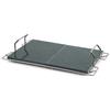 Sunday grill - Bistecchiera In Pietra Ollare Per Barbecue In Muratura Con Manici Sunday Grill cm 67X40