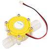 Tyenaza 10W DC 12V Generatore di Flusso d'Acqua Generatore di turbina ad Acqua Micro idroelettrico DIY LED Power (Giallo)(F50 80V 透明黄)
