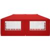 Casaria Gazebo da Giardino 3x6m Protezione UV 18m² Idrorepellente 6 Pareti Tenda Feste Padiglione Tendone Giardino