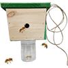 Generico Trappola Per Vespe,Catturatore Riutilizzabile Rustico - Trappola Sciami Di Per Giardino - Adatta A Patio Portico Giardino Terrazza Albero Grondaie ario