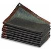 OTIGA Rete Ombreggiante A 10 Pin,Nere Telone Per Serre Tessuto Schermo Privacy Anti-Uv 70%-80%,Per Serra Giardino Domestico Pianta Balcone Terrazzo Balcone,Con Occhielli (4mx11m/13.1ftx36.1ft)