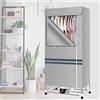 SOVORM Asciugatrice elettrica, Stendibiancheria elettrico portatile Asciugatrice 1300W Stendibiancheria riscaldata Grande capacità 20 Kg Asciugatrice a doppio strato Efficienza energetica a basso consumo