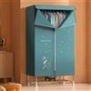 SOVORM Stendibiancheria riscaldato elettrico da 1500 W, stendibiancheria riscaldato portatile a 2 livelli per interni di grande capacità 15 kg Asciugatrice a risparmio energetico con timer da 180 minuti, in