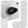 Green Blue GB405 - Asciugatrice elettrica 830 W, fino a 3 kg, adatto per vestiti, autoportante o a parete, cinque programmi di asciugatura (asciugatrice + 4 set di filtri)
