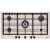 Elleci PGSC90151CN Style 90 - Piano Cottura 5 Fuochi a Gas 91 cm (1 Bruciatore Tripla Corona) in Granitek colore Avena