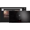 Kaiser EH 9309+KCT 9140 FI - Fornello elettrico da incasso, 90 cm, 105 l, piano cottura a induzione 90 cm, display TFT