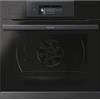 Haier I-Touch Steam Series 4 HWO60SM4TS9BH - Forno multifunzione, pirolitico, connettività WIFI e Bluetooth, capacità 70 l, sonda termica, 16 funzioni, ventilazione radiale, guida telescopica, nero