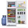 SMETA Frigorifero a gas da 380 l, con congelatore, gas/230 V, frigorifero, per casa vacanze, garage, roulotte, soggiorno, bianco, porta reversibile