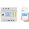 STRAFBRG Contatore di energia intelligente Smart Electric Energy Protector Meter Timer Consumo energetico Monitor KWh Meter Wattmetro Protezione perdite Protezione da perdite da sottotensione