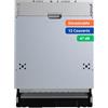 GEDTECH GLV1249FULL - Lavastoviglie da incasso - 12 posate - 49 dB - Avvio ritardato - Classe energetica E