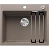 BLANCO ETAGON 6 524536 Lavello da Cucina in Granito per Basi di Lavello con Larghezza di 60 cm, SILGRANIT, Marrone