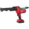 Milwaukee C18 PCG/310C-201B M18 - Pistola per silicone, 310 ml