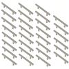 Aimyoo Cabinet Handles - Pack of 30 Stainless Steel T Bar Drawer Pulls Cupboard Knob for Kitchen Furniture Hardware (Overall Length: 5, Hole Center: 3)