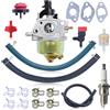 Haishine Kit carburatore per tosaerba MTD 1P65B0B, 1P65N0, 1P65B0B-1, 31AS63EE700, 31AM63FF752, carburatore con filtro carburante, candela, Tubo carburante, ricambio per OEM 951-11707