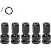Qusinfc Set di adattatori per chiavi a bussola da 1/2 ''quadrato a 1/4 ' con adattatore per mandrini a sgancio rapido