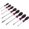 Wiha 53398 - Set di cacciaviti a taglio e Phillips, manico resistente in microfinitura, 8 pezzi