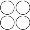 M METERXITY 4-Pack Set Di Anelli Per Pistone 33.3 mm x 1.2mm Anello Per Pistone Standard Anelli Per Pistone Seghetto Elettrica Ricambi Per Motoseghetto Parti Di Ricambio [Nero]