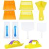 Cocoarm Set di Attrezzi per Angoli per Cartongesso da 11 Pezzi, Cazzuole in Plastica di Alta qualità, Design Ergonomico per Riparazioni Domestiche e Progetti Fai-da-te