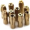 CHJIENJUJIDZ 10pcs Mini Drill Chucks Adattatore 0.5mm-3.2mm Mini Drill Chucks Chuck Adattatore Micro Pink Brass per Power Rotary Tool