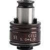 Vikye Adattatore per mandrino, JIS-GT12 Maschiatura Mandrino autofilettante Pinza CNC Utensili per maschiatura Fresatrice per trapano Accessori per alesatrici(M4)