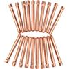 NIUQIUP Kit di pinze TIG da 3/32 (20 pezzi) - Punte e corpi in rame da 2,4 mm per WP17/WP18/WP26, per Lincoln PTA-17/PTA-26, ricambio per torce Miller DB17/DB18/DB26, materiali di consumo per saldatura a