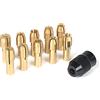 CHJIENJUJIDZ 11pcs/lot Mini Drill Brass Collet Chuck adatto per utensile rotante 0,5-3.2mm ottone e dado per accessori set