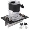 Floolinct Staffa per stozzatrice Connettore per taglierina per legno Fibbia diritta Kit pratico di strumenti per la lavorazione del legno