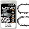 Mamuth Wild Nature 2 catene per motosega, 35 cm, 1,3 mm, 3/8, 52 TG, per Makita UC3000