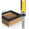 Yonico Punte per fresa modello 1/2 x 1 cuscinetto superiore 1/4 gambo 14074q