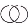 UYTGFO Adatto for EFCO 131 132S 8300 Solo 132 134 for STIHL FS106 FS108 for Echo Shibaura Tanaka Parti for decespugliatore for motosega Anello pistone da 37 mm x 1,5 mm(2 PCS)