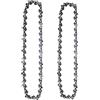 BUYTUS Lama for motosega da 6 pollici Mini sega elettrica portatile senza fili 37 nodi 18 coltelli Motoseghe a batteria for attrezzi giardino in legno(2pcs 6-inch Chain)