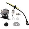 UYTGFO Misura for Kawasaki TH23 TH26 TH34 Kaaz OleoMac BV162 23CC 25CC 26CC Trimmer 33CC 35CC Ventilatore Carburatore(Red)