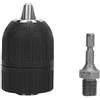 Generic Mandrino per Trapano Senza Chiave, Gamma di Serraggio Efficiente da 2,0 a 13 Mm per Trapano Elettrico, Design Confortevole della Manica per gli Appassionati del Fai da Te