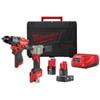 Milwaukee M12 FPP2D2-422X RIVETTATRICE + TRAPANO M12 FPD2