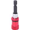 LIYJTK Hastry gamme di estensione magnetica del cacciavite in acciaio inossibile rosso per strumenti elettrici (60 mm)