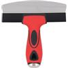 LIYJTK Stainless Steel Bucket Scoop 6 Inch Durable Arc Shaped Wall Paint Plaster Shovel for Construction Workers Builders Contractors