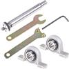 SueaLe Utile M14 Filettatura Mandrino Puleggia Facile da mettere e togliere Fit Chuck K01-65 K02-65/50 4 '' Legno