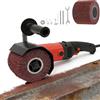 RSPPPJQ Lucidatrice elettrica con 2 ruote di trafilatura, levigatrice a tamburo da 3000 giri/min, 8 velocità, macchina for trafilatura di fili for metallo e acciaio inossidabile