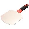 SAfweL Spatola for stucco in acciaio inossidabile Strumento for pittura Gesso Pala Spatola for riempimento Carta da parati Raschietto for vernice Decorazione murale Utensili manuali 1 PC (Size : 6)