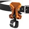 Genérico Regolatore in vita per pantaloni - 3,07 x 2,36 pollici Clip per tenditore | Pinze per fibbie Abs fissaggio sicuro strumento con manico, clip per cintura in vita coppia