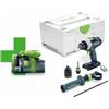 Festool Trapano avvitatore a batteria QUADRIVE TDC 18/4 I-Basic-5,0