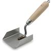 DEWEPRO Frattazzo Per Angoli Esterni 80x83mm In Acciaio Inossidabile Antiruggine Con Manico In Legno Ergonomico - Spatola Professionale Per Intonacare, Stuccare E Rifinire Pareti E Cartongesso