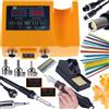 Rosfix Orange Husky OH660 - Saldatore 2 in 1 Hot-Air e 900 m | 660 W, display LED, 3 ugelli | Progetti di saldatura elettronica e plastica | Stazione di saldatura professionale