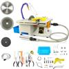 Generic Lapidary Rock Grinder Lucidatrice e mini sega da tavolo, 800-10000r/min con albero flessibile, per tagliare rocce giada progetti di gioielli fai da te
