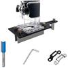 Generic 2 Fastener Slotting Bracket Lavorazione Del Legno Router Base Trimming Machine con Fresatrice per Armadio Armadio Mobili Scarpiera