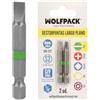 WOLFPACK LINEA PROFESIONAL Punte Cacciavite lungo piatto 6 mm. (2 pezzi).