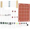 Luxshiny 1set Saldatura Per Principianti Kit Completo Con Stazione Saldante Componenti Variegati e Scheda Di Allenamento Per Elettronica e Circuiti Pcb