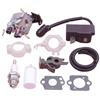 LIWaaGe Adatto for Hus 445 450 Motosega Carburatore Bobina di accensione Linea olio 573935701 506450401 Guarnizione flangia carburatore